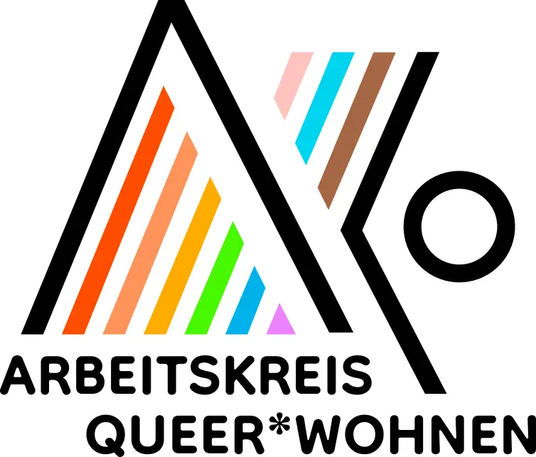 Arbeitskreis queer* Wohnen Logo vom Arbeitskreis queer* Wohnen