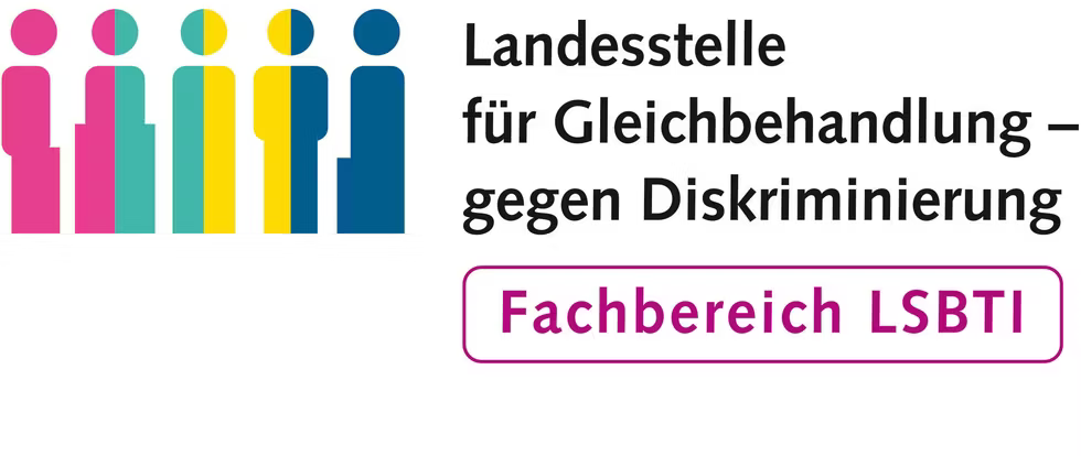 Logo der Landesstelle für Gleichbehandlung – gegen Diskriminierung - Berlin | Fachbereich LSBTI